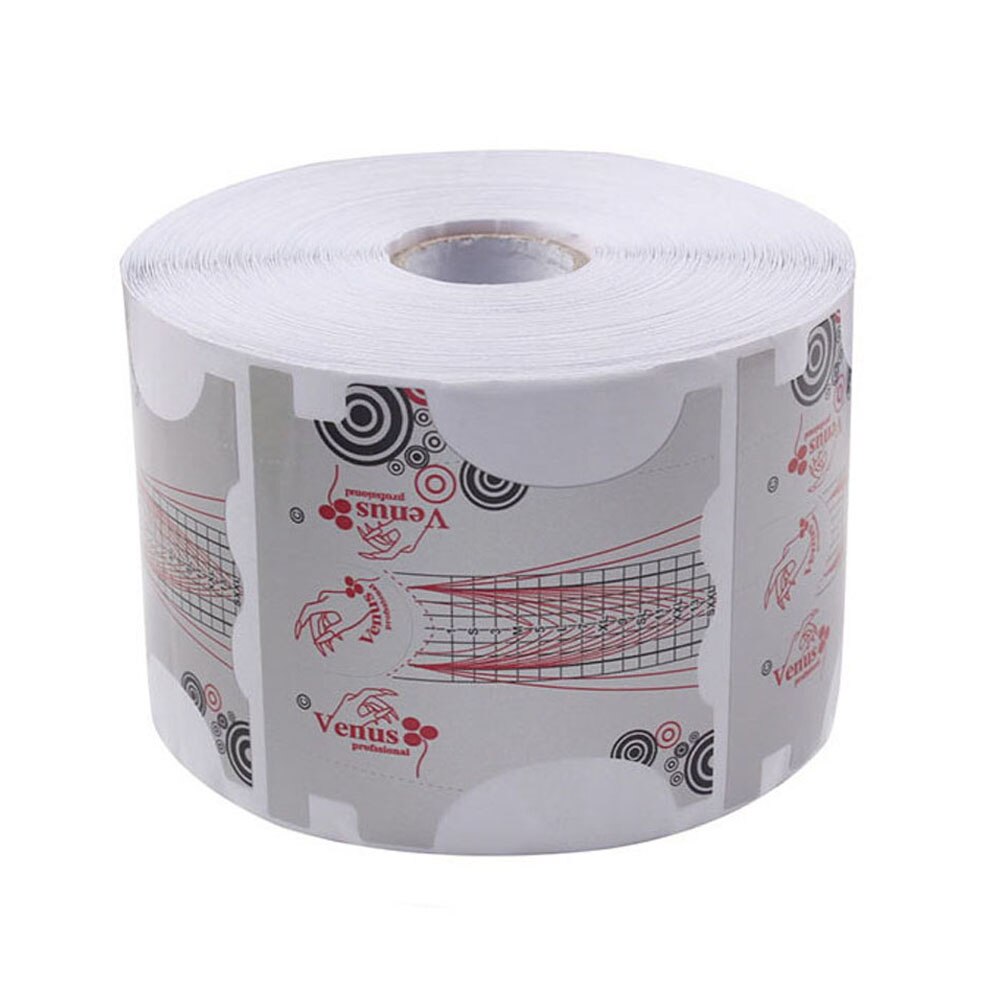 Nail Art Tools Nail Forms Silver Extension Acrylic Builder Form Guide For Nail Extension Stencil Manicure Tools: B 500pcs