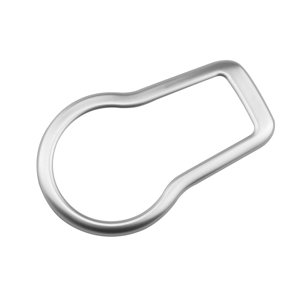 Carmilla-pomo de interruptor de faros de coche, pegatinas de decoración para Fiat 500X, 500X2015, , , , , , accesorios: ABS Silver