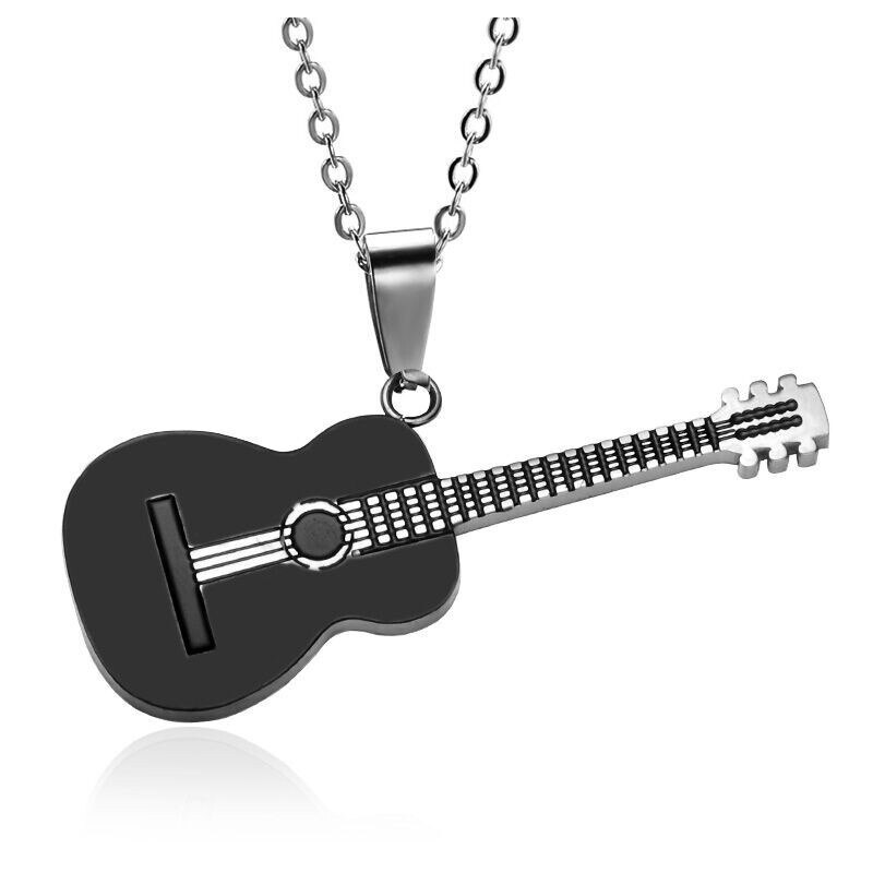 Populaire Creatieve Muziek Gitaar Hanger Mannen Hip-Hop Rock Trendy Accessoires Mode Banket Sieraden