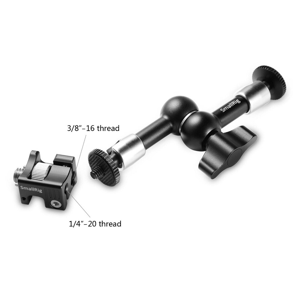 SmallRig DSLR Camera Rig Articulating Magic Arm For Monitor Viewfinder Support with Anti-rotation Magic Arm Adapter 2026
