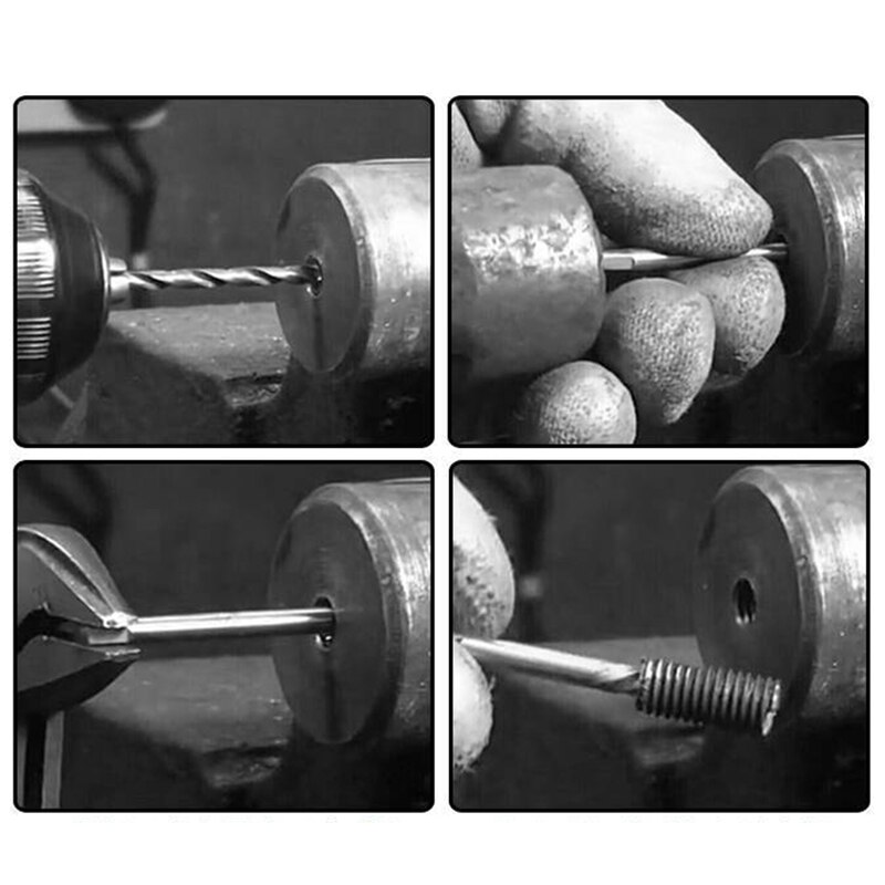 Damaged Screw Extractor Center Drill Bits Guide Set Broken Damaged Bolt Remover Removal Speed Easy Out Tools Set 5/6Pcs