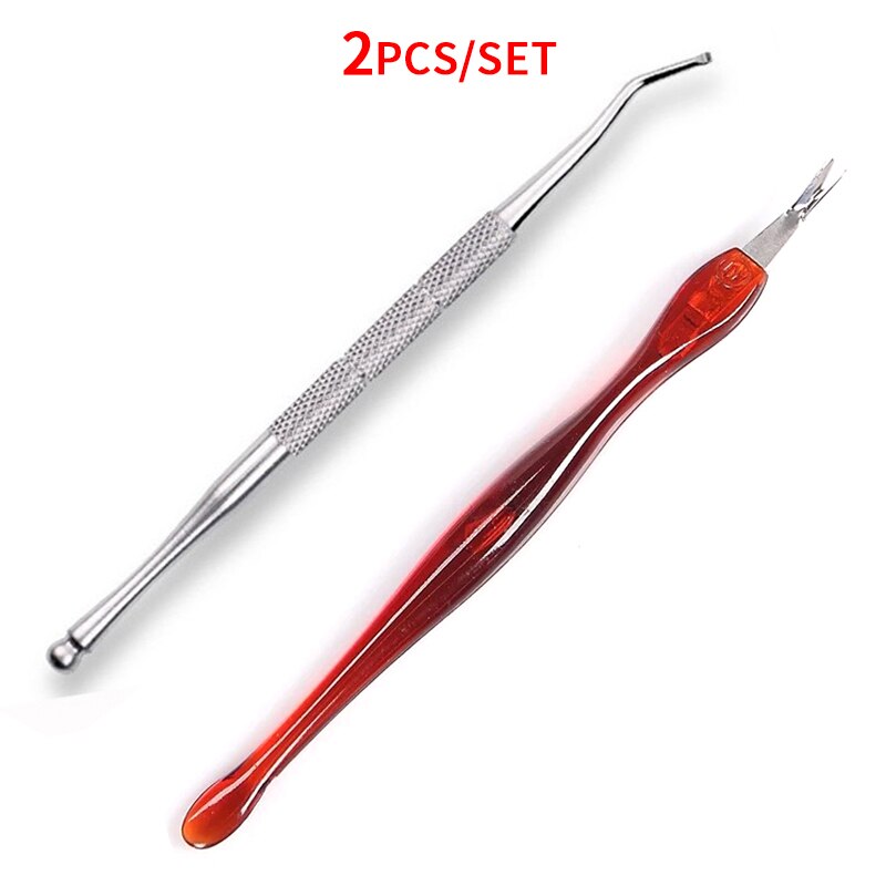 Nagelriem Pusher Gereedschappen Dode Huid Cuticula Remover Cleaner Manicure Nail Art Gereedschap Set Rvs Toe Nail Trimmer Cutter: Style 10