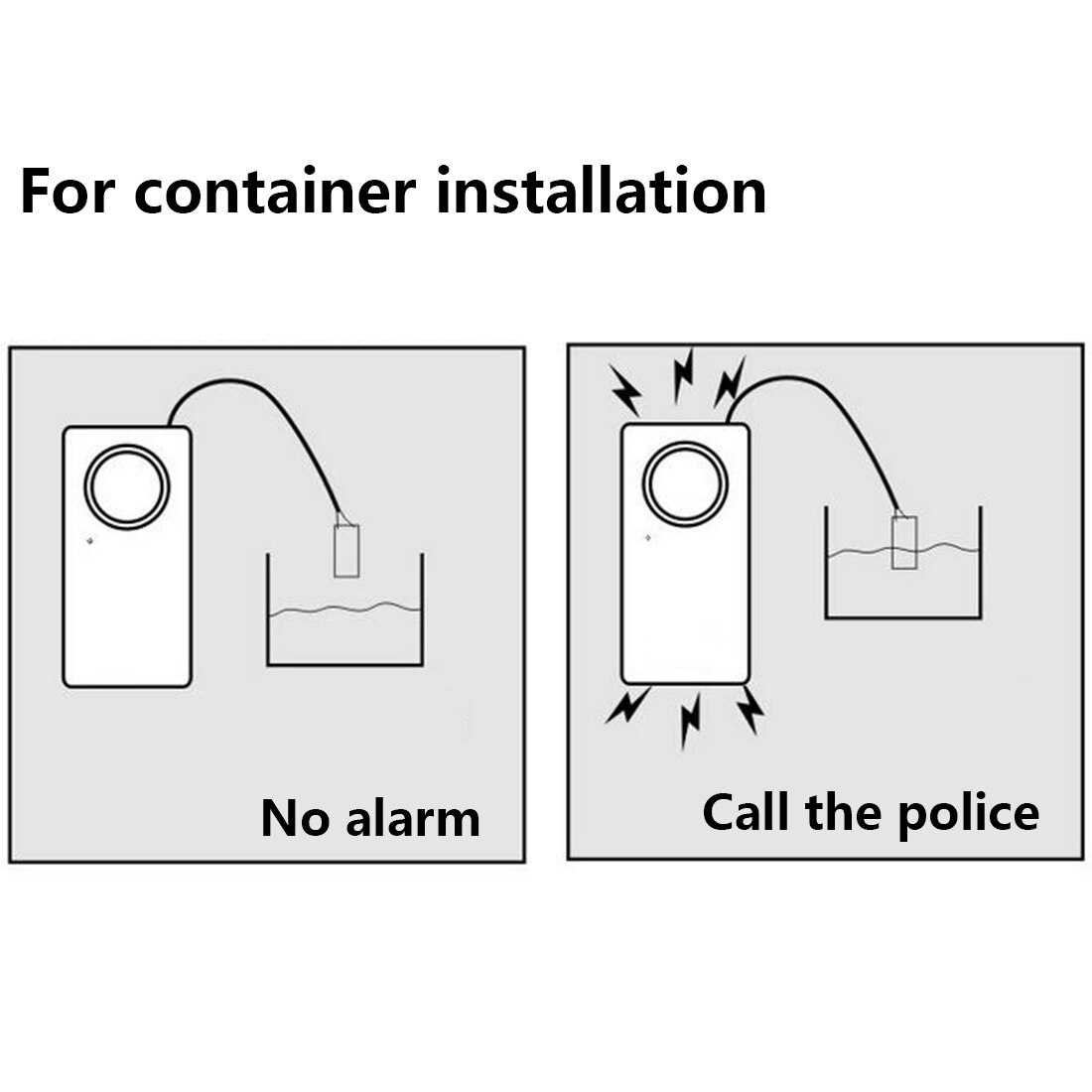 High Water Leak Detector Sensor Leakage Alarm Detection 130dB Alert Wireless Home Security Alarm System