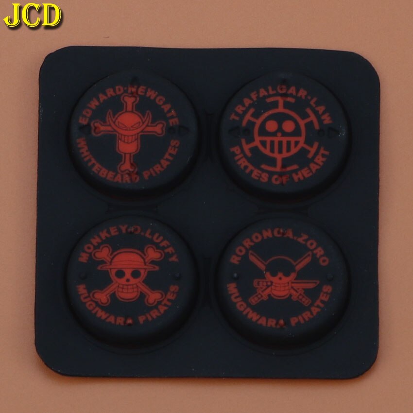 JCD Silicone Joystick cappuccio di Protezione Per Nintend Interruttore NS Rocker di Un Pezzo Corona Joystick Grip Pulsante Tappi di Copertura Della Pelle: N