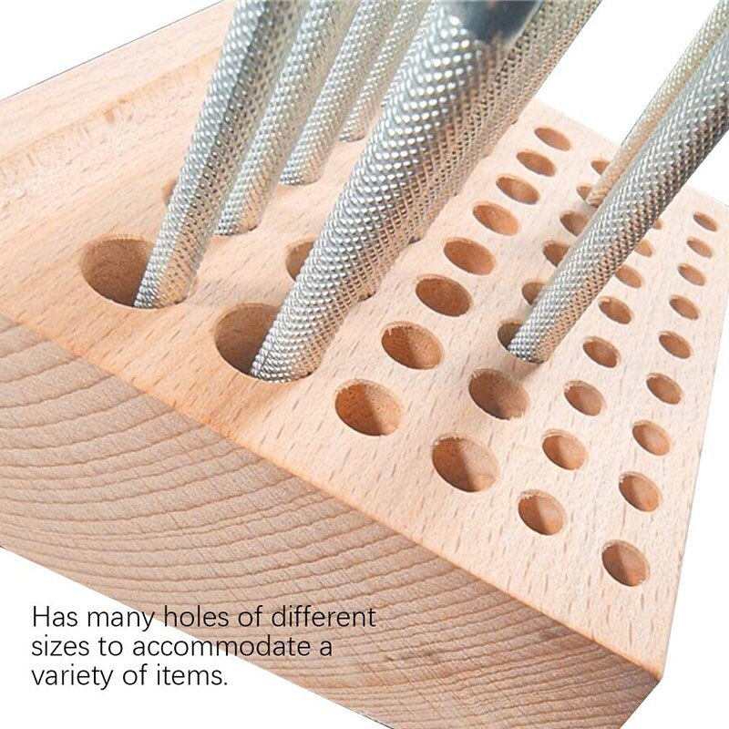 Leather Tool Storage Shelf Box Holder Organizer Leathercraft Rack Stand Wooden Leather Craft Rack Holder