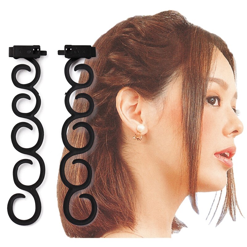 Hair Tool 2pcs Ponytail Creator Hair Braid Maker Styling Tool Messy Bun Hair Bun Maker Girls Women Hair Braids Hair Accessories