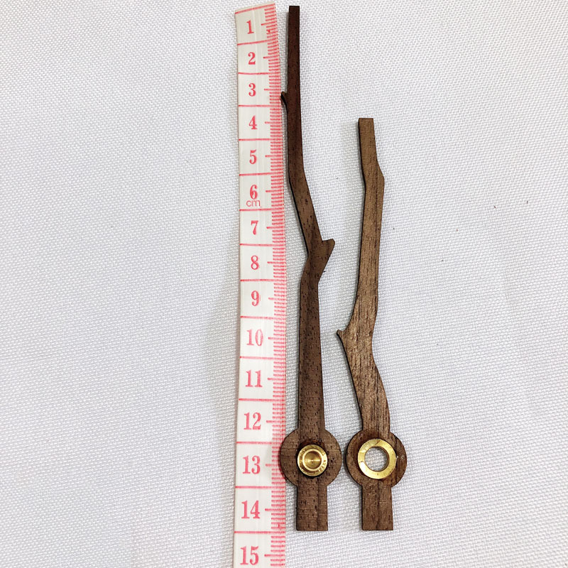 Solid Wood DIY Wall Clock Hands Parts Classic Tree Branch Shape Clock Pointer Repair Tool Home Decor Replacement Tools 14 inch