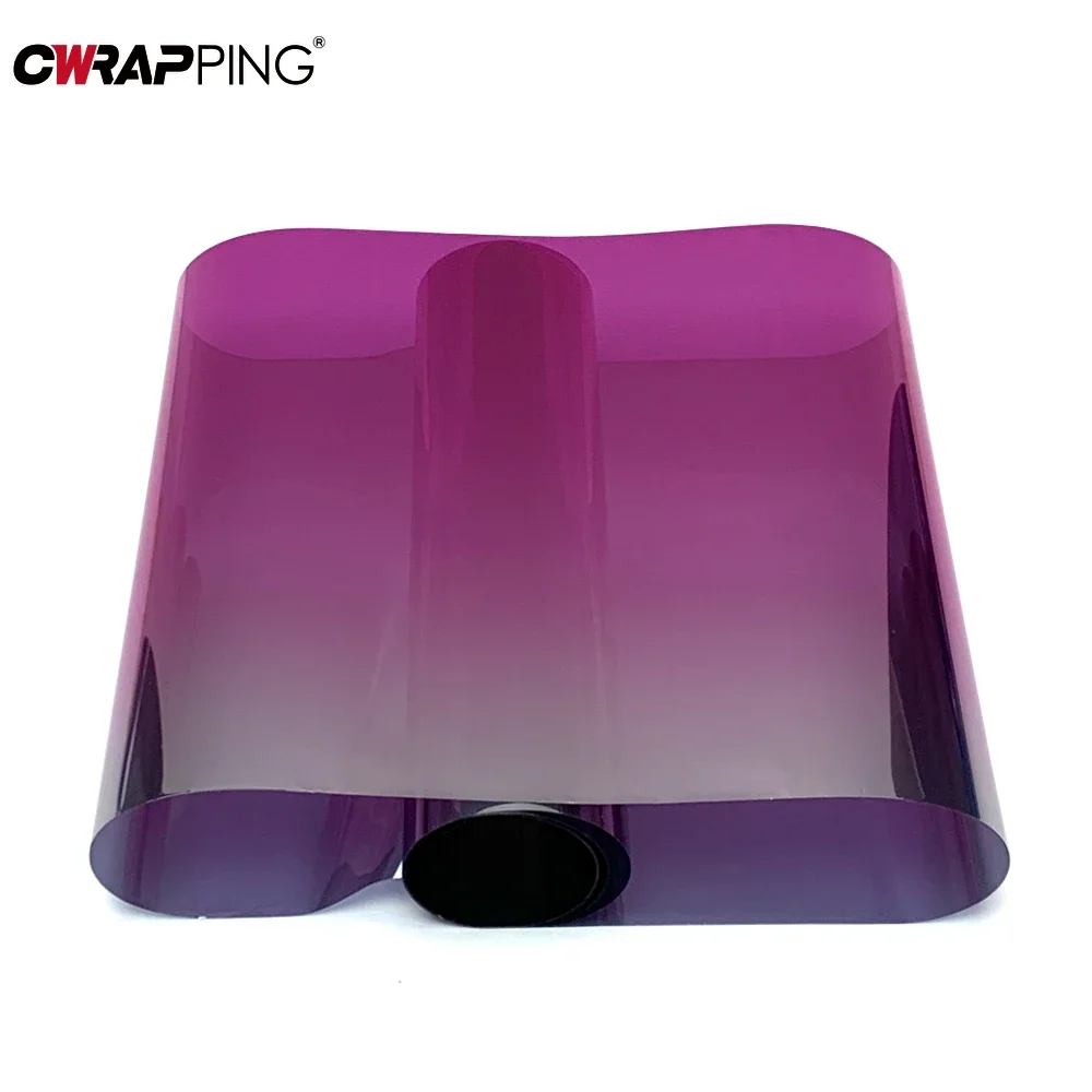 Parasol para parabrisas delantero de coche, Protector Universal de tinte de ventanilla Solar, aislamiento térmico, película que cambia de Color, 20x150cm