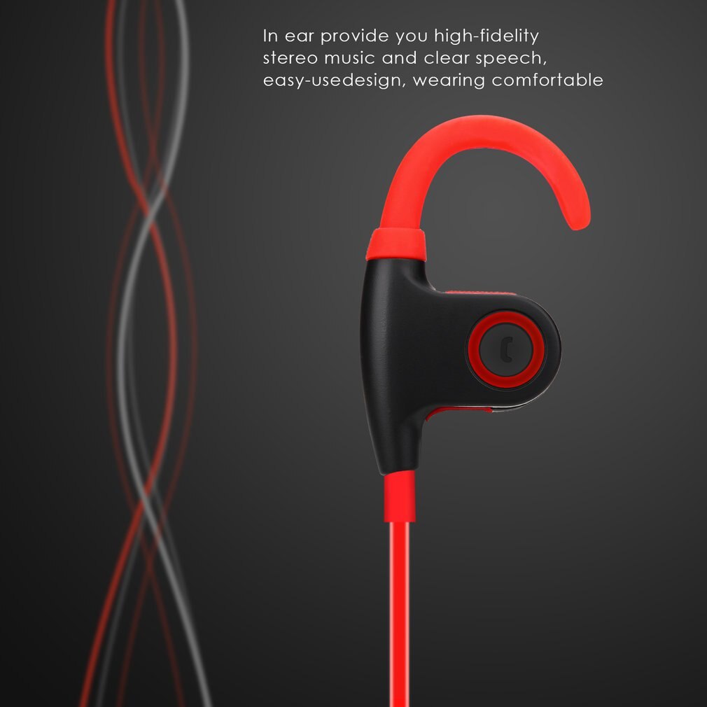 Draadloze bluetooth sportheadset mini muziek/buiten ipx 4 waterdichte oordopjes in-ear bekabelde oordopjes 3d stereo voor smartphones