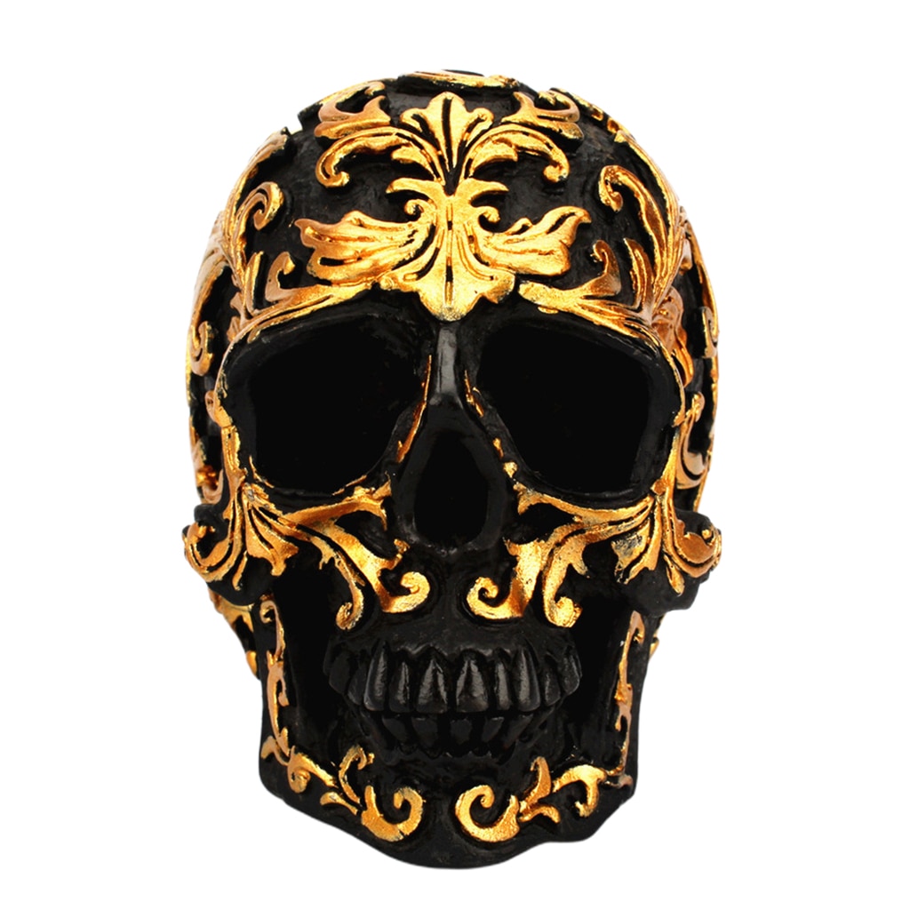 Resin Craft Skull Statues & Sculptures Garden Statues Sculptures Skull Ornaments DIY Art Carving Statue