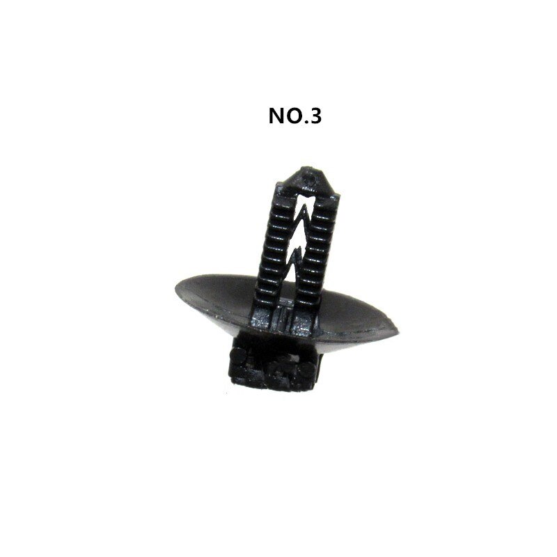 Arnés de cuerpo de marco de viga automática, circuito eléctrico, tubería de agua y aceite, bridas de púas, Base fija, sujetador de plástico, remache, 18 Uds.: 18PCS Number 3