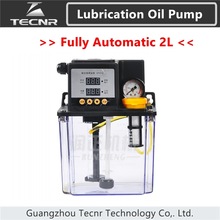 TECNR fully automatic lubricating oil pump 2L Liters cnc electromagnetic lubrication pump lubricator HTS02