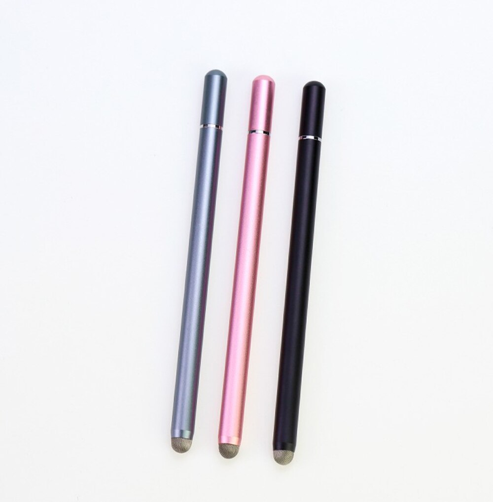 Lápiz óptico 2 en 1 con punta de disco de fibra, pantalla táctil, tapa magnética, para iphone, ipad y ordenador portátil