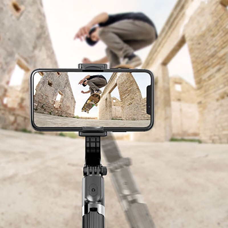 Estabilizador de mano Gimbal para teléfono móvil trípode de Grabación de Vídeo Gimbal portátil para Iphone/Android/Huawei Mini trípodes
