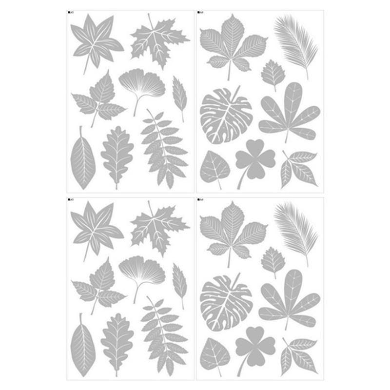 Ambiance Sticker Raamfolie, ondoorzichtig, vogels in het bos, stickers voor ramen en douchedeur, 40 x 200 cm