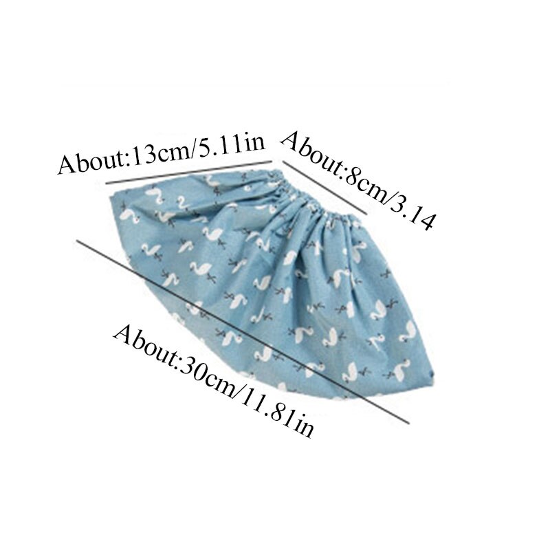 Thicken Shoes Cover Washed Cloth Foot Cover Non-slip Dustproof Shoes Accessories Indoor Home Guest Clear Shoes Cover