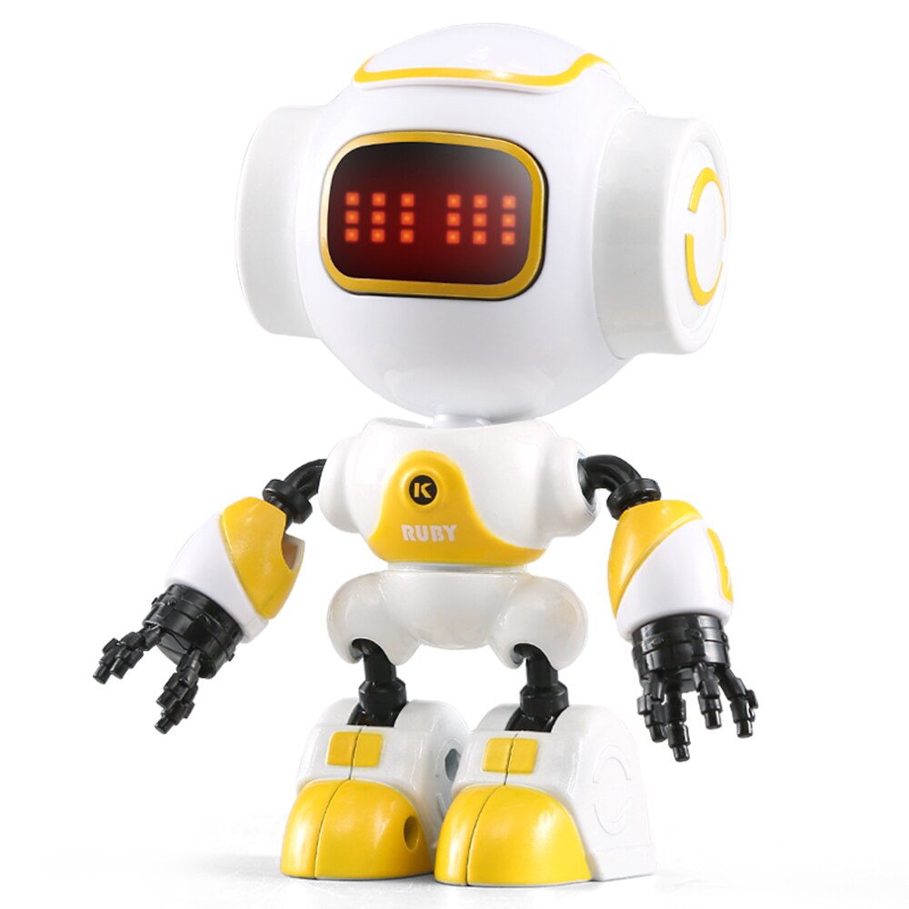 Jjrc R9 Ruby Touch Control Diy Gebaar Mini Smart Geuit Legering Robot Speelgoed Rc Robots Kleine Robot Speelgoed Robo Inteligente lovot Robot: YELLOW
