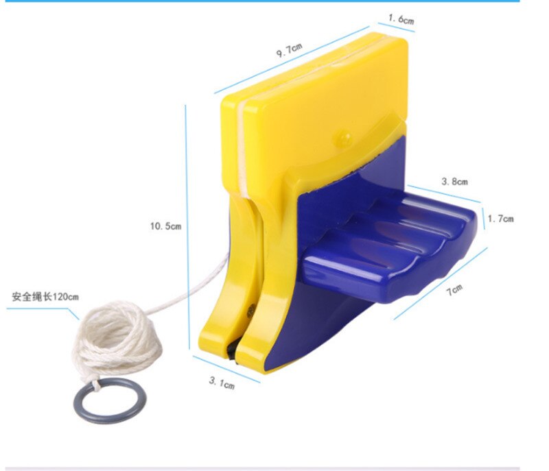 Magnetic Windows Cleaner Brush Washing Window Home Cleaning Tools Double Side Magnetic Brush Scraper Tool