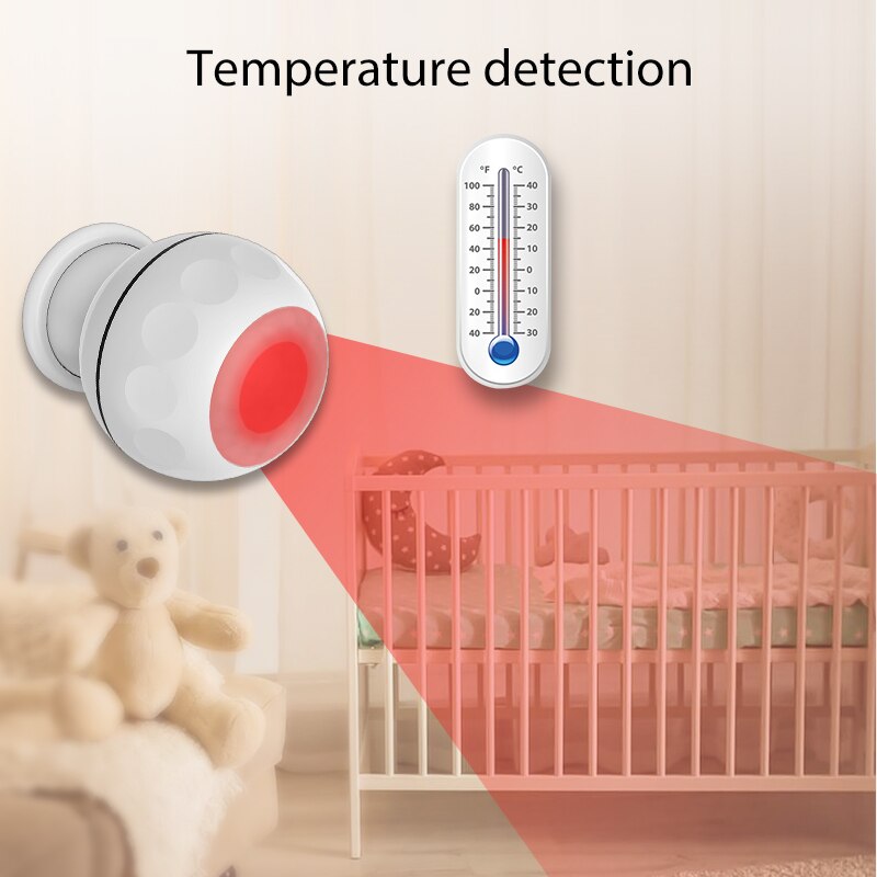 Z-wave Plus PIR Smart Motion Infrared Temperature Sensor Home Automatic Alarm Compatible With Alexa Google Home Smart Home