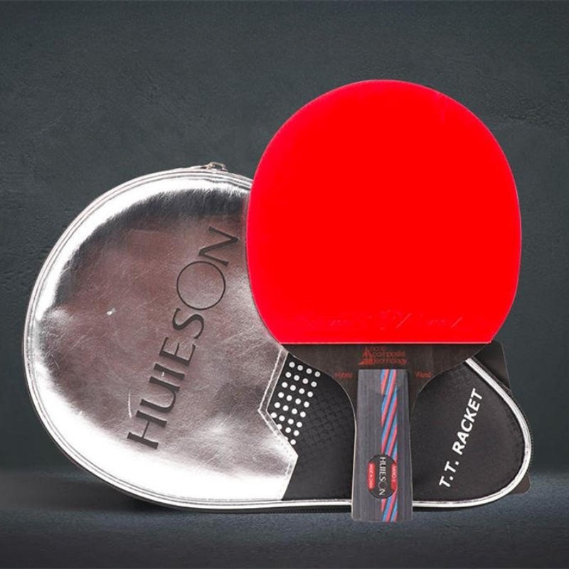 Huieson 9 Plywood 8 Layer Carbon Table Tennis Racket Classic Hybrid Carbon 9.8 Ping Pong Paddle with Case