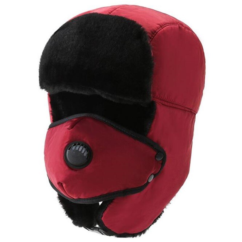 Thicken Mannen Vrouwen Winter Outdoor Warm Houden Oor Bescherming Fietsen Ski Bomber Cap Plus Fluwelen Wol Camo paar Hoed Gorra