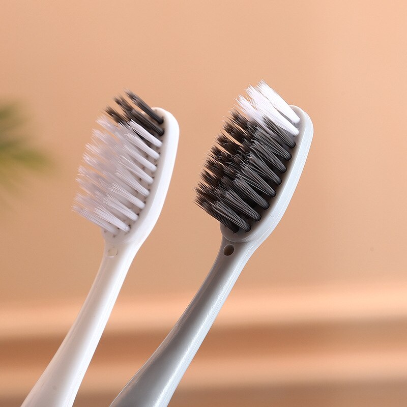 8PC Soft Bristle Color Toothbrush Can Clean Tongue Coated Toothbrush Multifunctional Home Toothbrush Travel Toothbrush