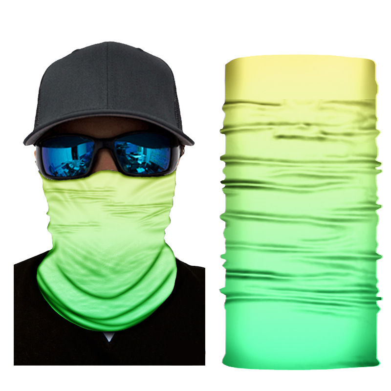Gradient Magic Seamless Cycling Bandanas Men Balaclava Bycycle Fishing Mask Protection Half Face Shield Bicycle Bandage: Red