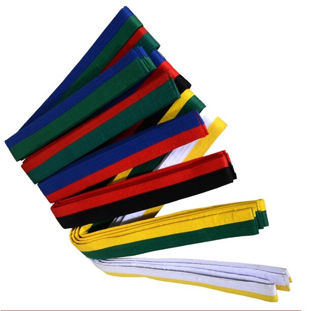Zehn Ebene Kampfkunst Karate Taekwondo Judo Gürtel, Erwachsene kinder taekwondo gürtel tkd gürtel Kampfkunst Karate Judo gürtel