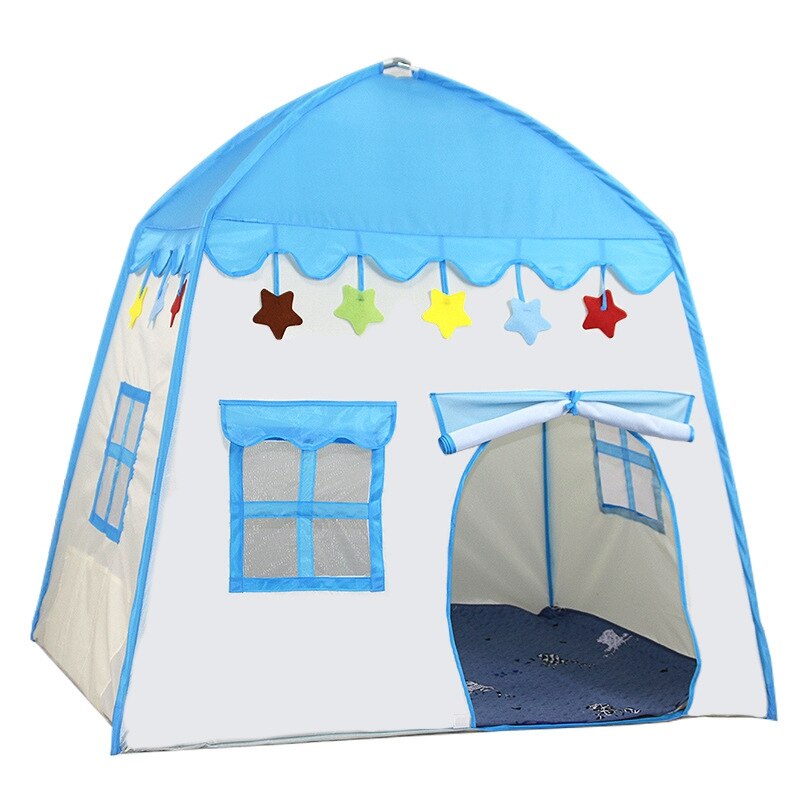 Tenda da castello per bambini all'aperto coperta Baby Princess Game House fiori casa in fiore pieghevole regali per la casa del gioco