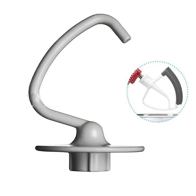 Deeg Haak & Flex Edge Beater/Stand Mixer Onderdelen Voor Kitchenaid 4.5-5 Qt Voedsel Processor Accessoire Flex rand Kom Schraper