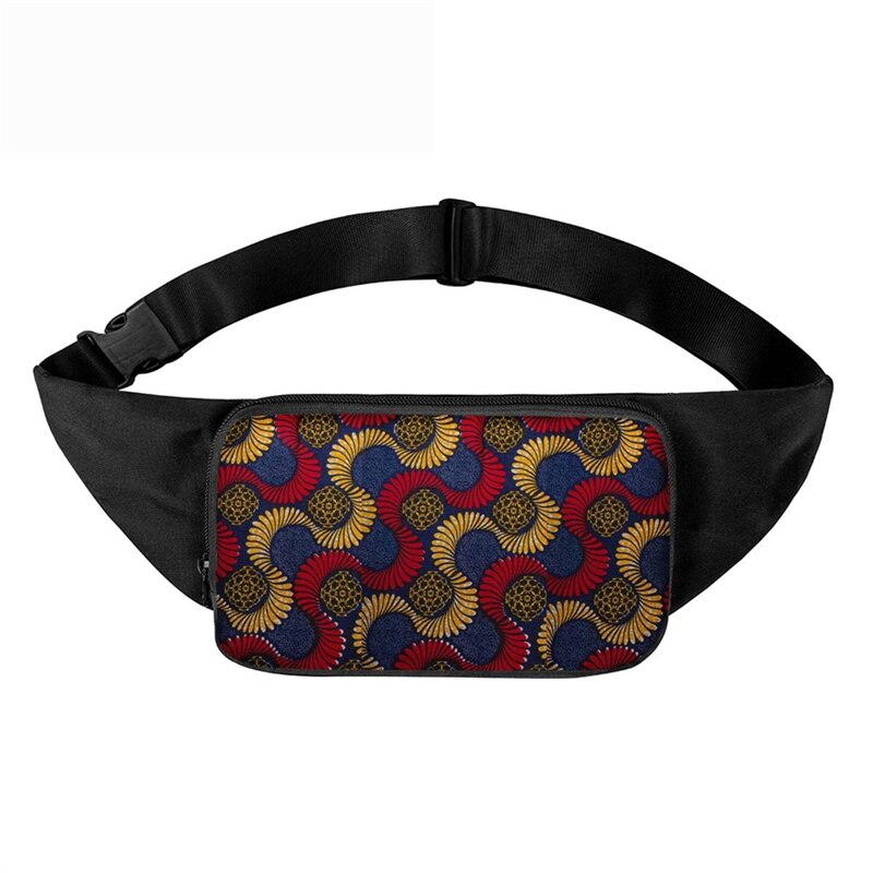 Forudesigns styl Ankara afrykański Dashiki Design Lady piterek moda podróż pieniądze telefon skrzynia bananowa torba dla kobiet torba Wasit: YQ5360Z (1)