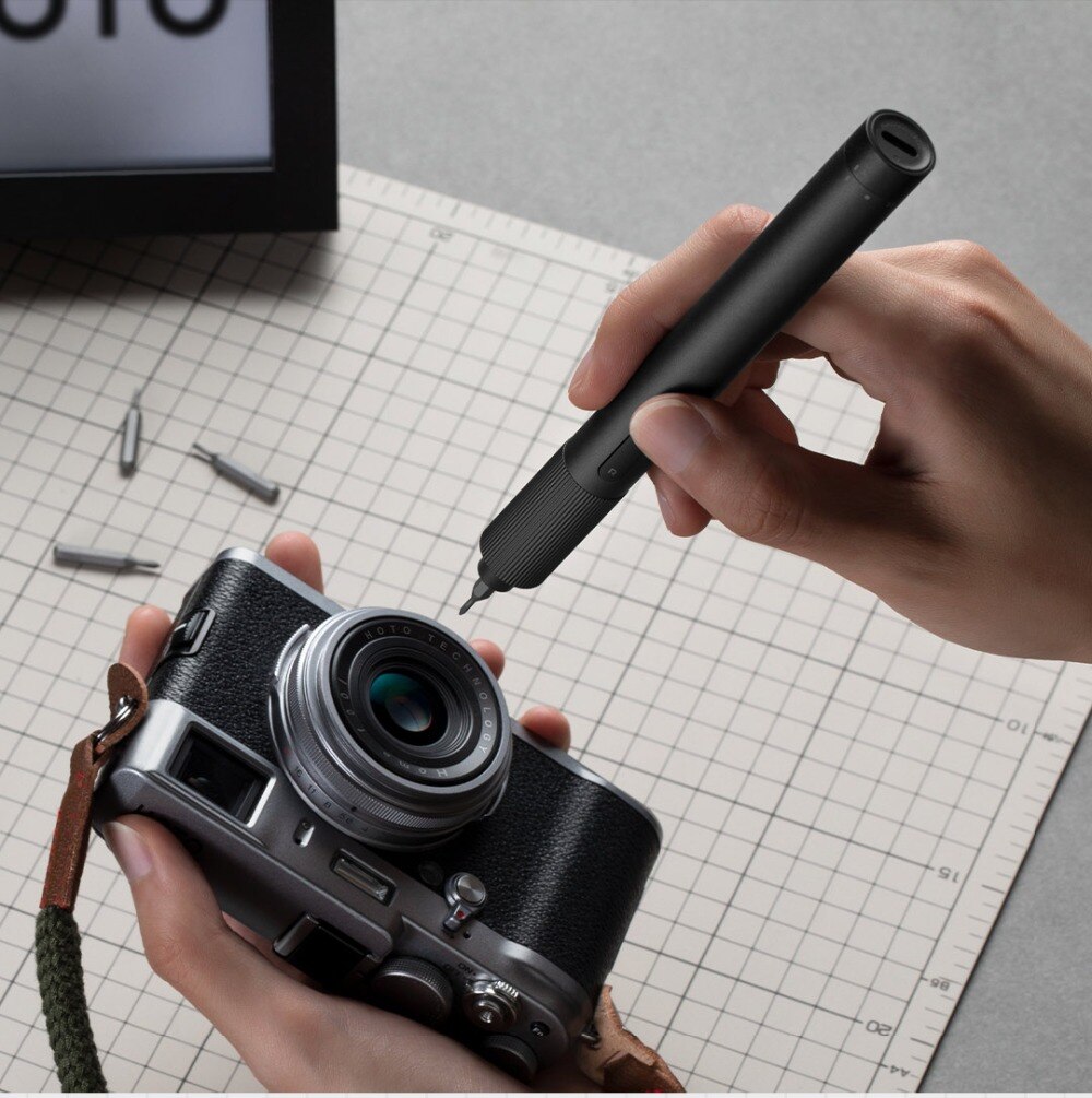 Originele Xiaomi Mijia Elektrische Schroevendraaier Patent Cordless 2000Mah Oplaadbare Batterij 5N.M Koppel 12Pc S2 Bits Ph H sl