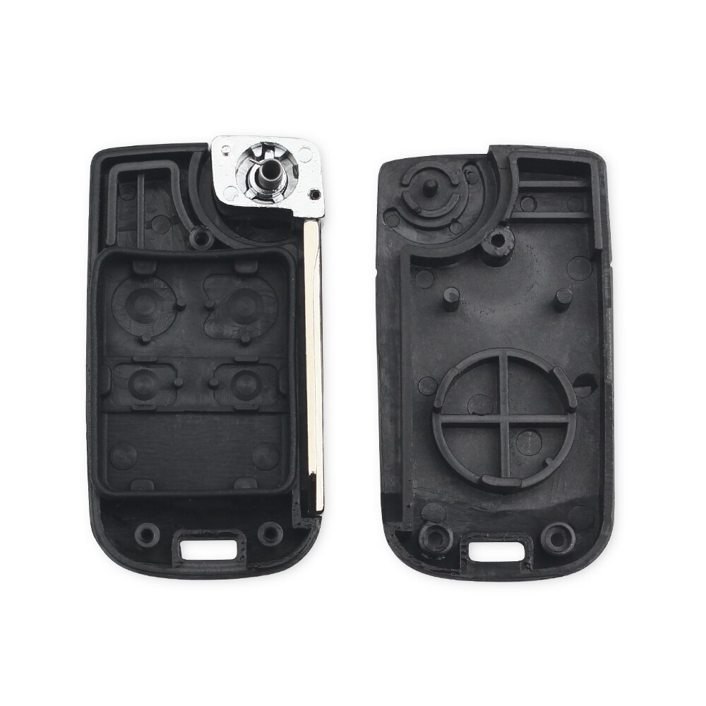 KEYYOU 4 Button Modified Folding Flip Fob Remote Key Shell For Ford Focus Complete Escape Mustang Explorer Lincoln Town Sport