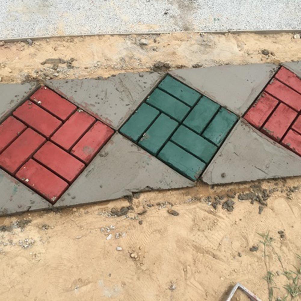 Garden Path Maker Mold Plastic DIY Manually Paving Cement Brick Stone Road Concrete Mould Cemento Garden Path Maker Mold