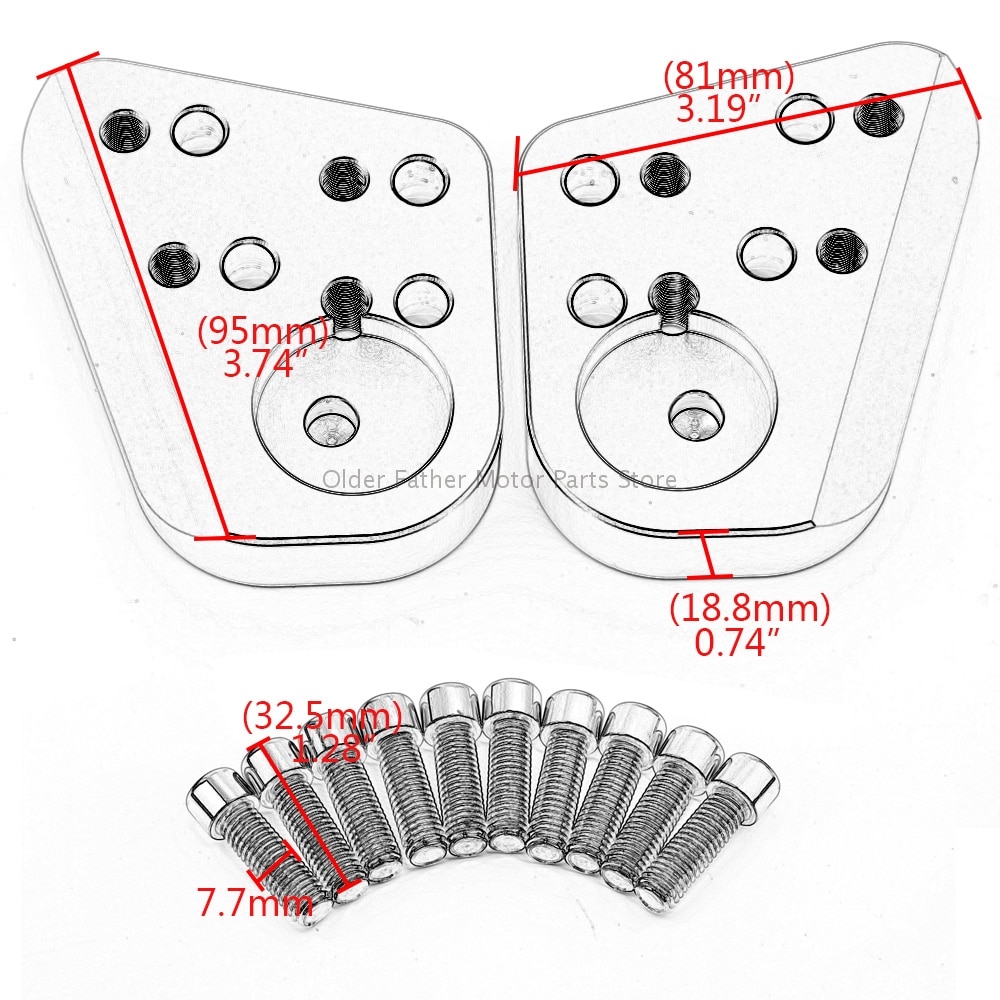 Motorfiets Stuur Riser Bar Mount Handvat Klem Kit Zilveren Accessoires Voor Bmw R1100RT R1150RT R1100R R1150R R1200RT 1994