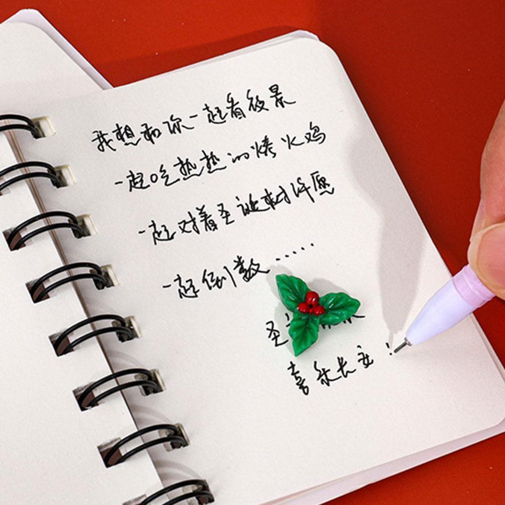 A7 Kawaii Christmas Notebook Coil Book Christmas Tree Claus Supplies School Stationery Santa Student Notebook Planner A2P3