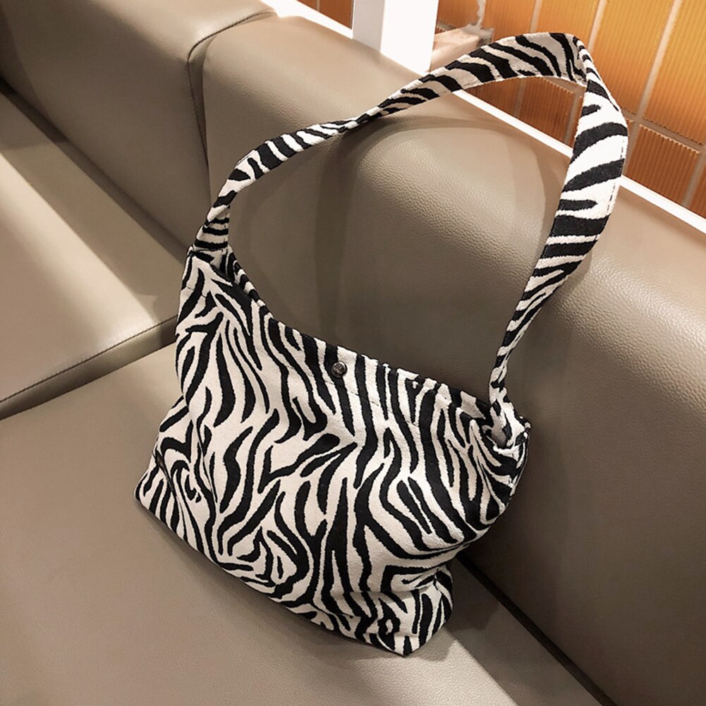 Jahrgang Zebra Leopard aufbringen Handtasche Totes Frauen retro Ebene aufbringen Unterarm Schulter Taschen Kupplungen Reisetasche Geldbörse: art B