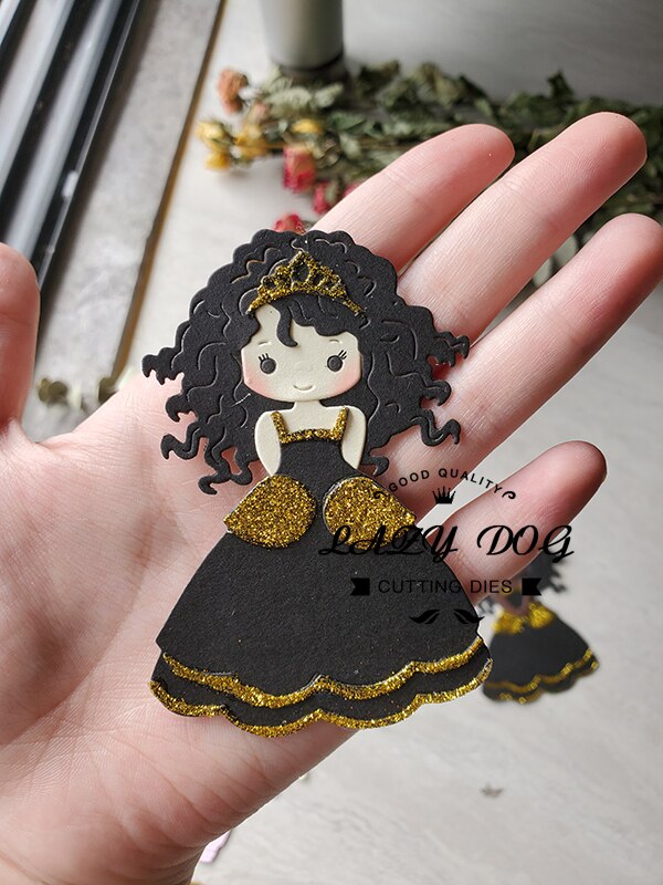 Princess Baby Girl Metal Cutting Dies Scrapbooking Stencil DIY Craft Embossing Die Cuts Card Making Dies For