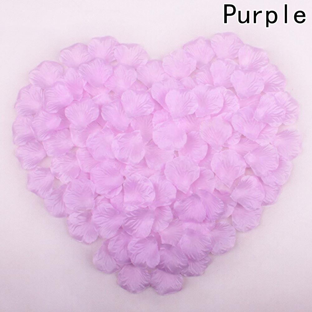 100 Pcs Bruiloft Bloemblaadjes Kunstmatige Zijden Rozenblaadjes Bloemen Petalas Petalos Wedding Bridal Shower Aisle Vaas Decor Confetti