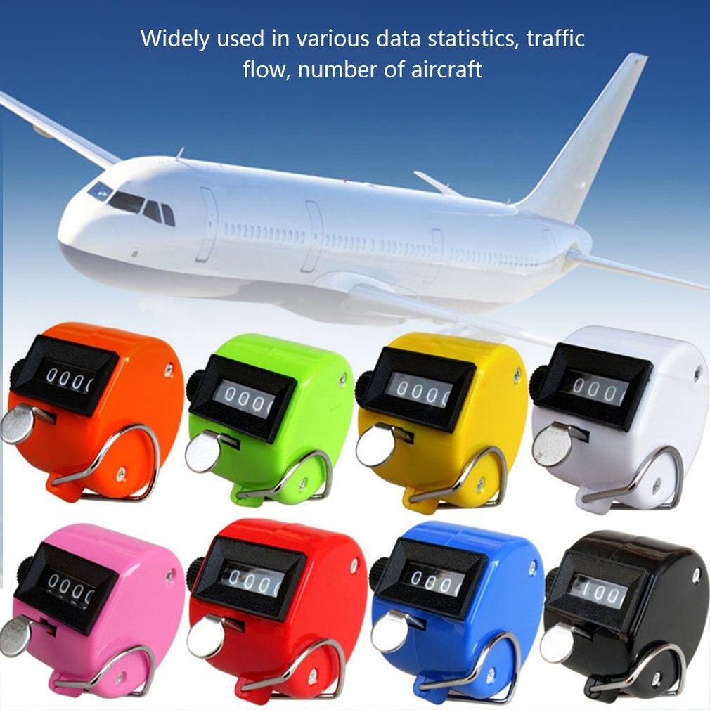 Compteur électronique de compteur manuel de machines en plastique de compteur mécanique de bouddha de quatre couleurs