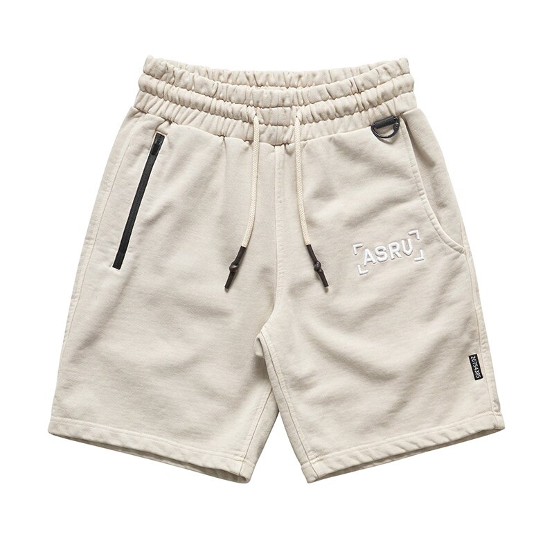 Mannen Plus Size Straight Vijf-Punt Shorts Strand Broek Casual Multi-Pocket Sport Boardshorts Losse Lichtgewicht Shorts gym: Beige / XXXL