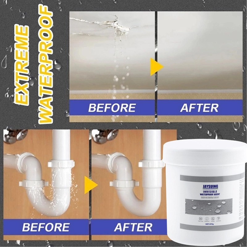 30/300g/500g/1000g Invisible Waterproof Agent Transparent Insulating sealant Leak-Free Strong Repair Glue for Wall Crack Leakage
