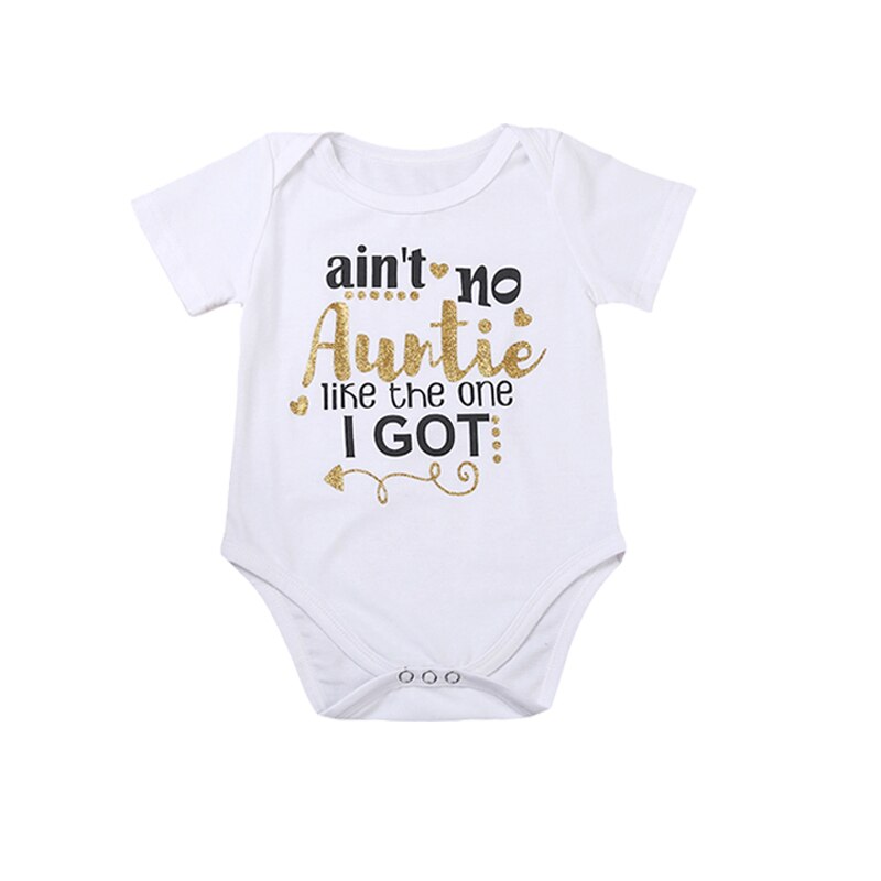 Body pour bébé de 0 à 18 mois, combinaison à manches courtes, avec lettres imprimées, pour fille et garçon