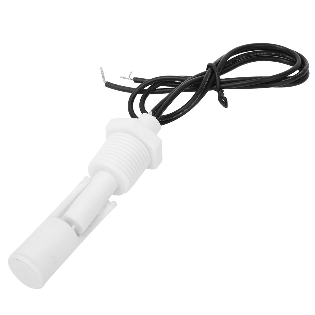 Level Sensor 2Pcs Water Level Sensor Switch White PP Plastic Liquid Float Switch 1/2in Thread NPT DC0-110V Float Switch