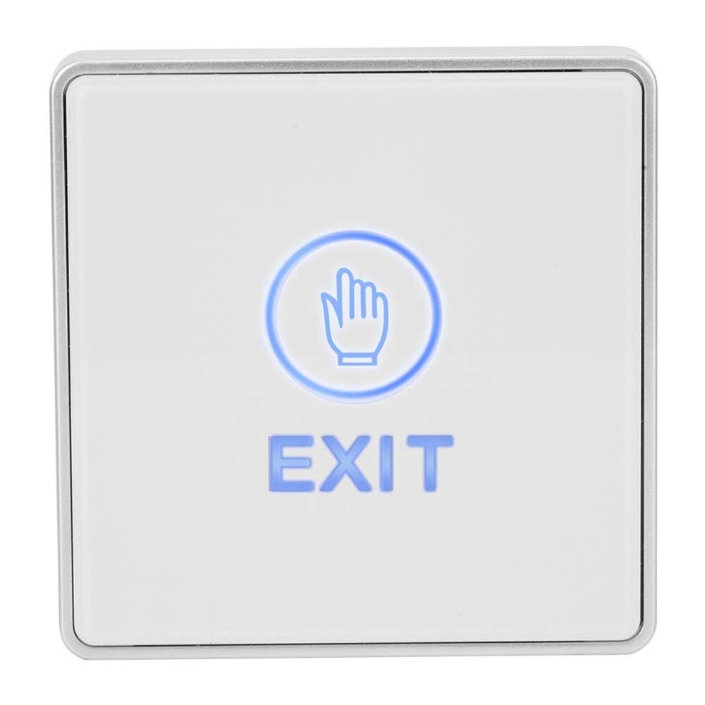 DC12V NC NO Gate Door lock ir sensor Exit Release Button Switch Panel LED Light for Door Access Control System: C4