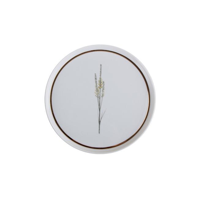 Porland botanische desen 2 platte plaat 21cm