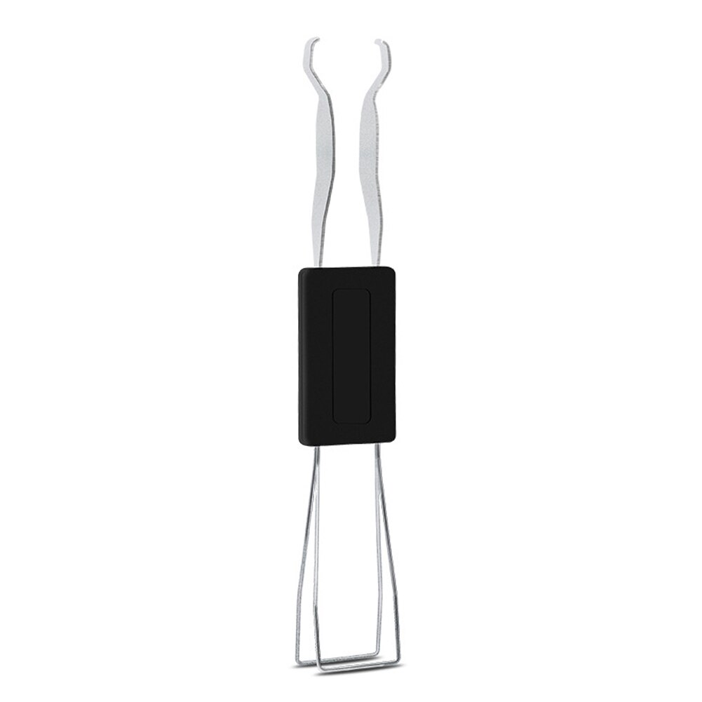Extracteur de capuchons de touches de clavier mécanique 2 en 1, outil de nettoyage de remplacement: Type B Black