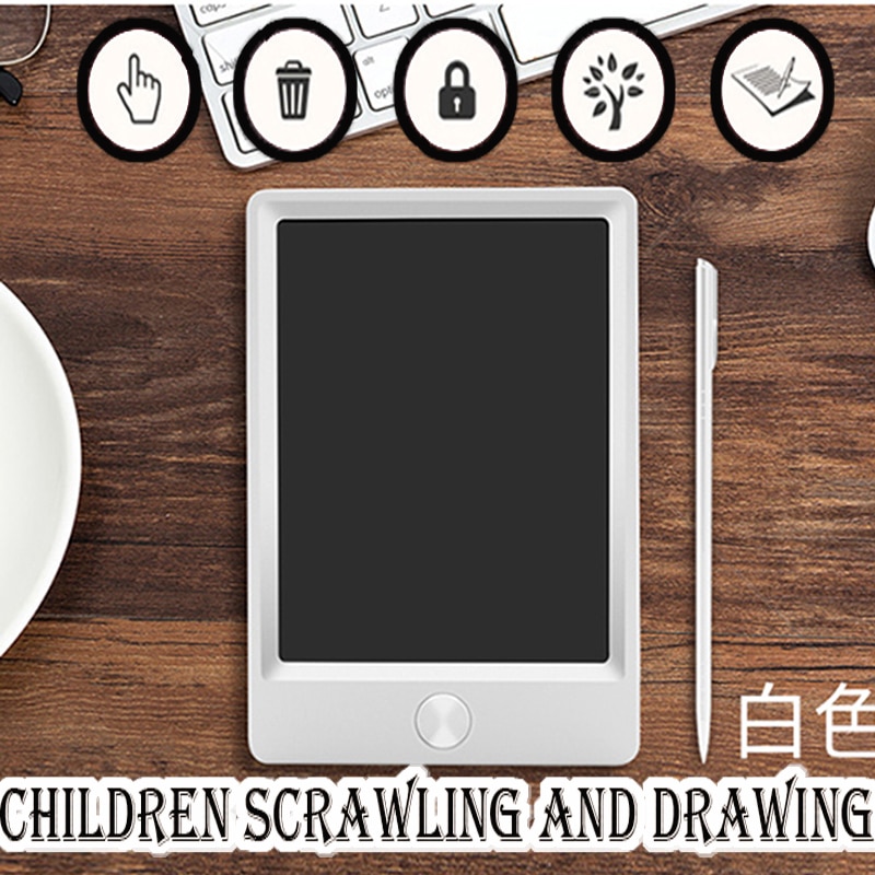 mini 5 Inch LCD Writing Tablet Digital Drawing Tablet Smart Handwriting Pads Portable Graphics Message Notepad Lock key colour