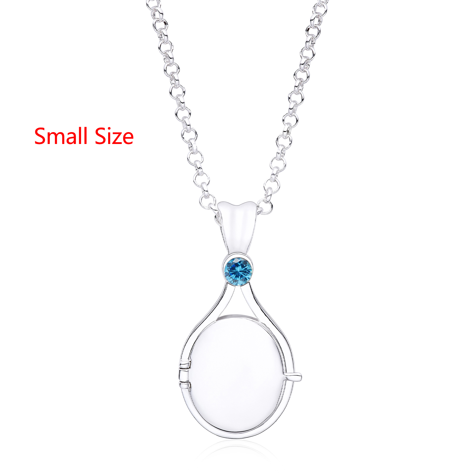 H2o – collier avec pendentif en coquillage métallique ouvrable, couleur argent, avec cristal, sirène, films TV, bijoux pour femmes et filles, colliers mignons: Rouge