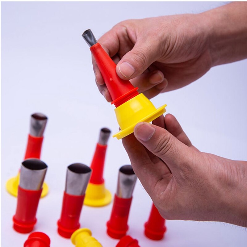 22 Pcs Stainless Steel Caulk Nozzle Applicator With Base Caulking Finisher Sealant Finishing Tool For Kitchen Bathroom